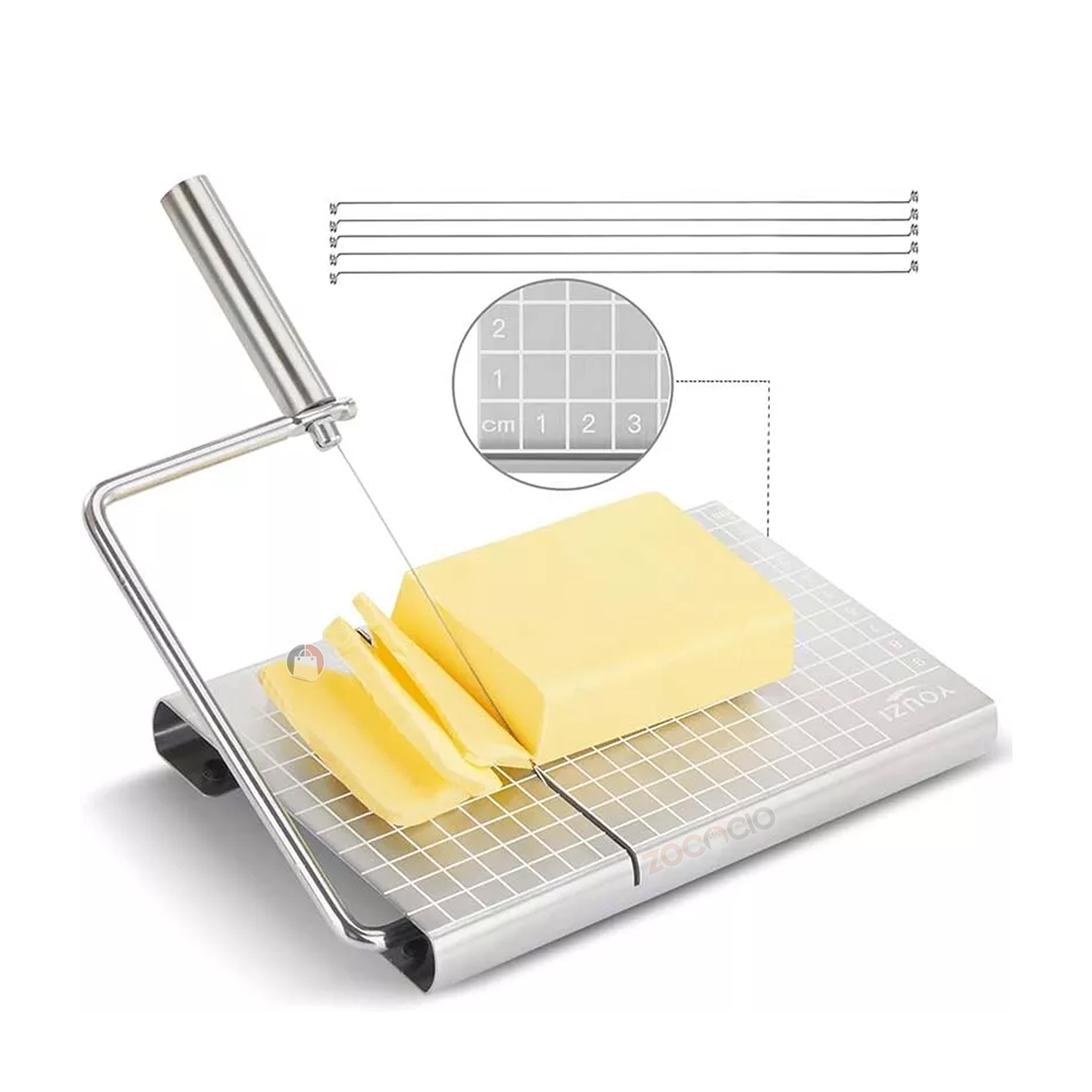 Miniatura 4 de Tabla Cortador De Queso Pan Mantequilla